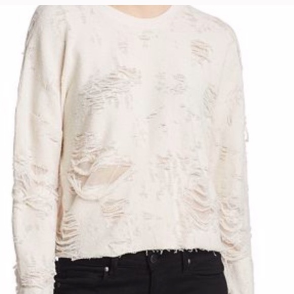 IRO Jeans Cenix Distressed Sweatshirt - Picture 2 of 6